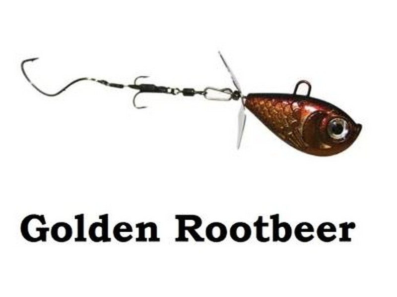 Walleye Nation Death Jig 3/4oz Golden Rootbeer