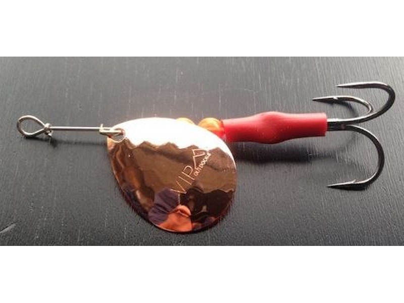 VIP Outdoors #3.5 Hex Colorado "Copper" Salmon spinner