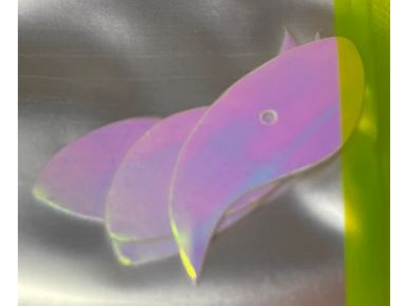 Tri City Tackle Vortex Blade size 1 Moon Jelly