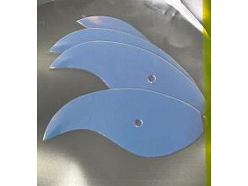 Tri City Tackle Vortex Blade size 1.25 Pearlescent