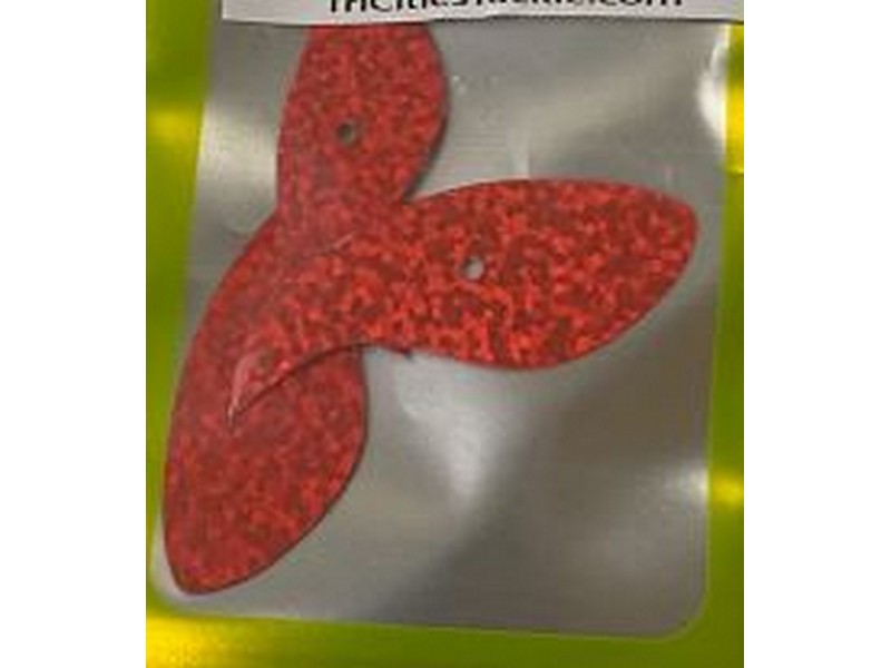 Tri City Tackle Vortex Blade size 1.5 Cherry Red