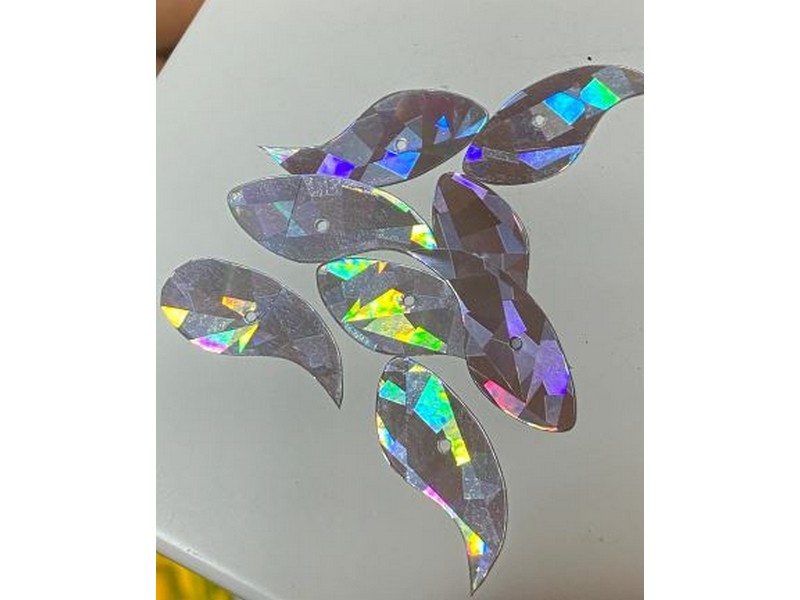 Tri City Tackle Vortex Blade size 1.5 Silver Ice Chip