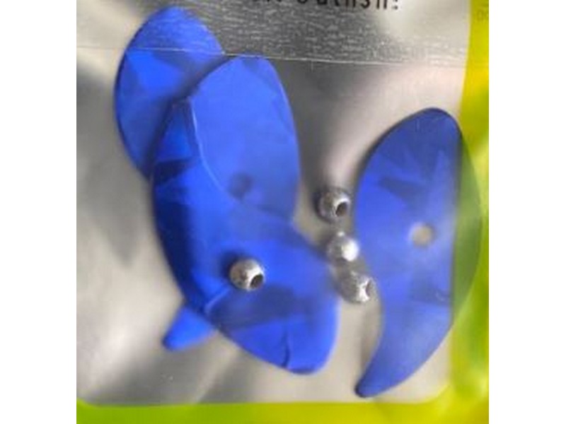 Tri City Tackle Vortex Blade size 1.5 Blue Ice