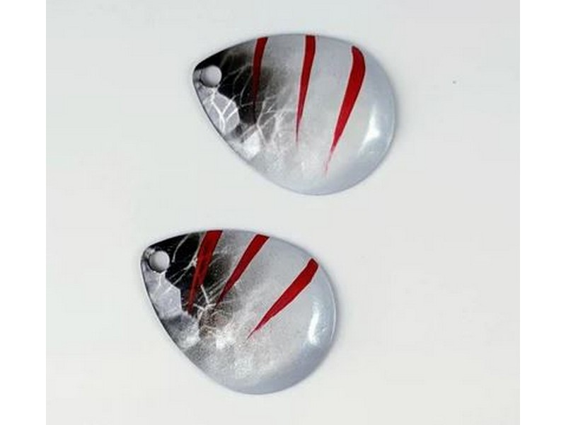 Vertical Jigs & Lures Pro Series Custome Blades 2pk. Shad