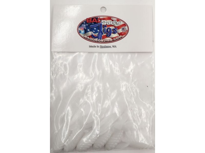Bad Dad's Jigs Baby Burbot Bomb 2.6" White