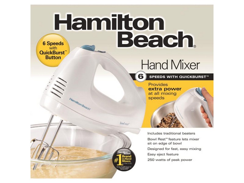 Hand Mixer Wht 6spd      6213664