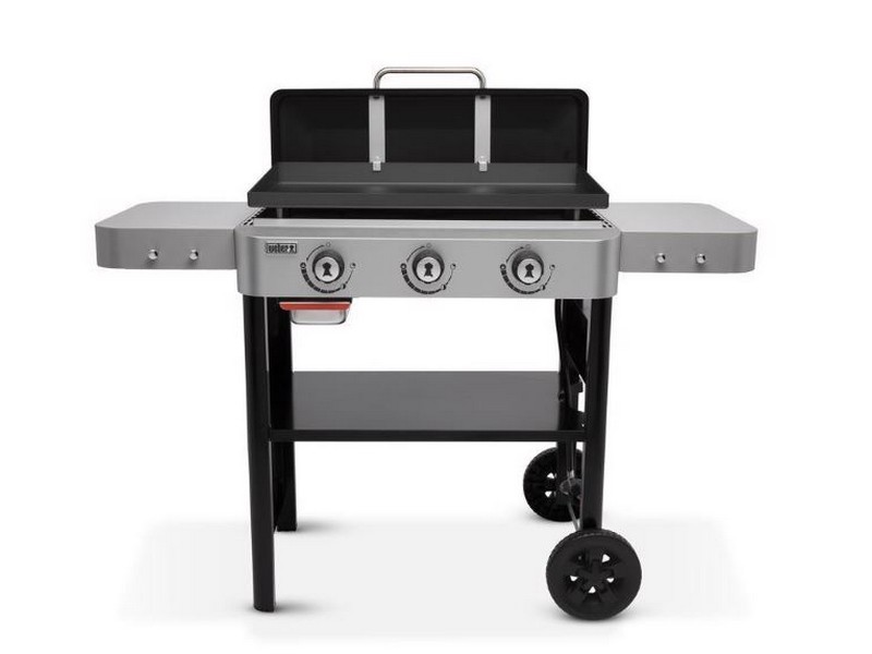 Weber 28in 3 Burner Liquid Propane Outdoor Griddle Black