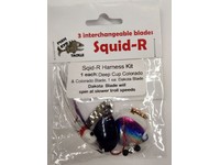Fish Eye Tackle Rig Squid UV Clear/Purple