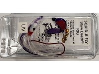 Fish Eye Tackle Squid-R-Fly UV Clear Purple
