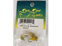 Live LIne Bait Micro Jig 1/80 Yellow Pearl