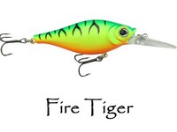 Walleye Nation Shaky Shad size 7 Fire Tiger