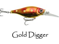 Walleye Nation Shaky Shad size 7 Gold Digger