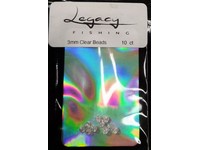 Legacy Fishing Beads 3mm Clear