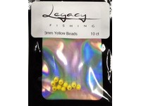 Legacy Fishing Beads 3mm Yellow