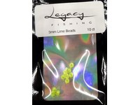 Legacy Fishing Beads 3mm Lime