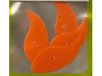 Tri City Tackle Vortex Blade size 1.5 Neon Orange