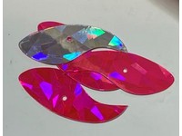 Tri City Tackle Vortex Blade size 1.5 Pink Ice Chip