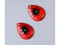 Vertical Jigs & Lures Pro Series Custome Blades 2pk. Blood Chaser