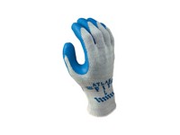 Atlas Fit Unisex Indoor/Outdoor Coated Work Gloves Blue/Gray L 1 pair