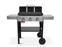 Weber 28in 3 Burner Liquid Propane Outdoor Griddle Black