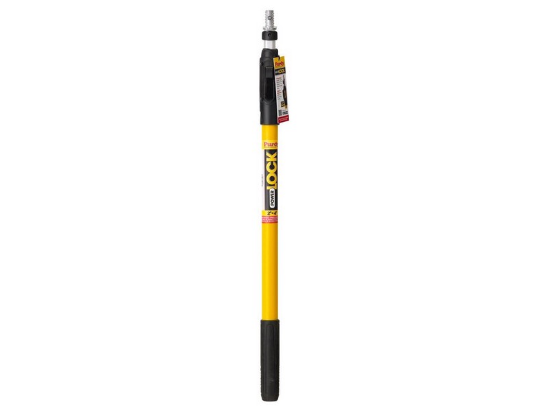 Purdy POWER LOCK Telescoping 2-4 ft. L X 1 in. D Fiberglass Extension Pole