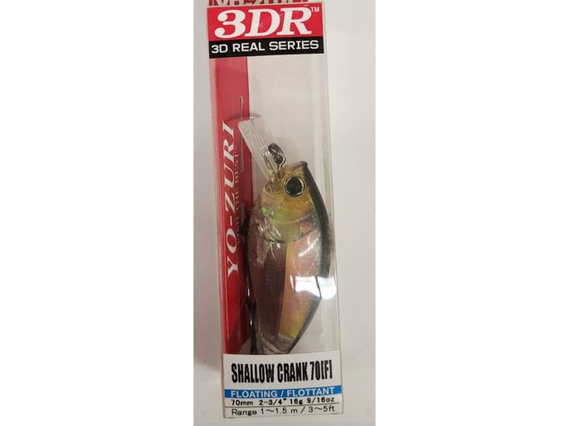 Yo-Zuri 3DR Shallow Crank Gold Shiner