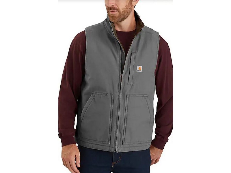 Men's Carhartt Sherpa Lined Vest Gravel