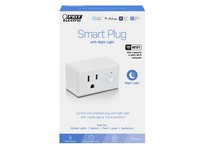 Feit Electric Residential Plastic Smart Plug with Night Light 1-15R Boxed