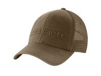 Carhartt Canvas Mesh-Back Logo Graphic Hat Light Brown