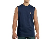 Men's Carhartt Pocket Muscle Shirt Navy