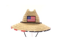 Men's USA Straw Hat