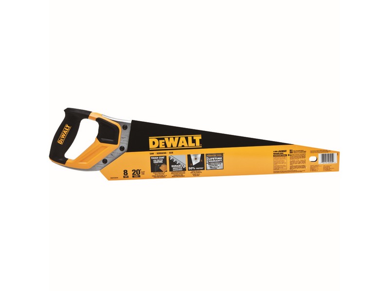 DeWalt 20 in. Steel Handsaw 8 TPI 1 pc