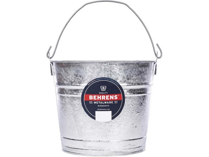 Behrens 10 qt Pail Gray