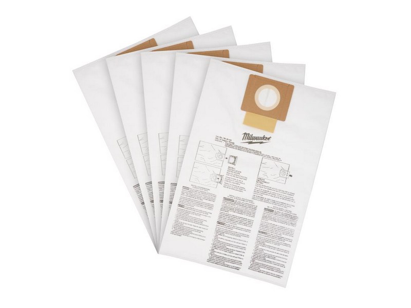 Milwaukee Dust Collector Bags 6 gal 5 pc