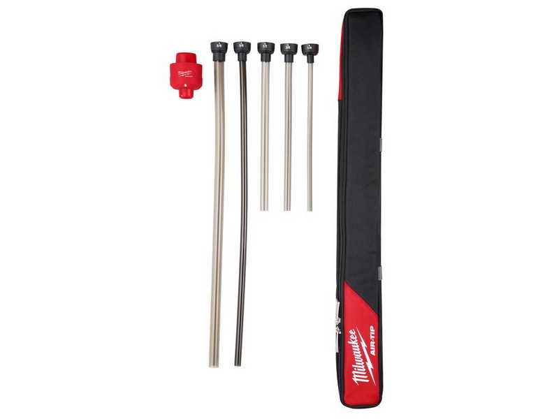Milwaukee Air-Tip Long Reach Set Flexible Vacuum Hose 7 pc