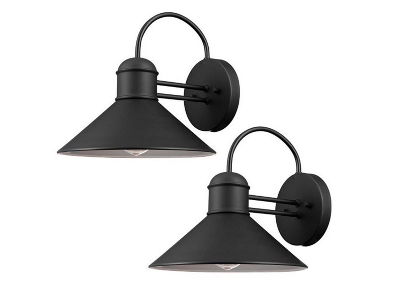 Globe Electric Sebastien 1-Light Matte Black Wall Sconce