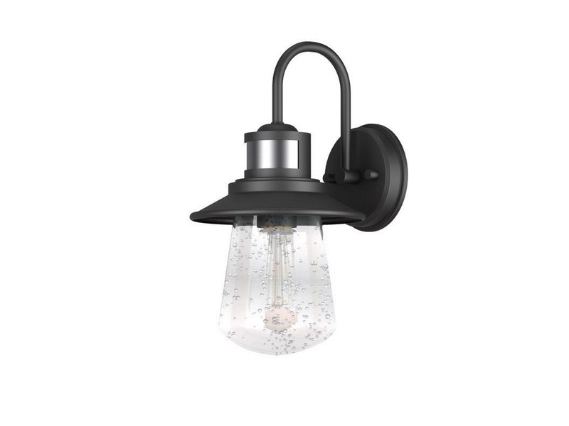 Globe Electric Mariner 1-Light Matte Black Wall Sconce