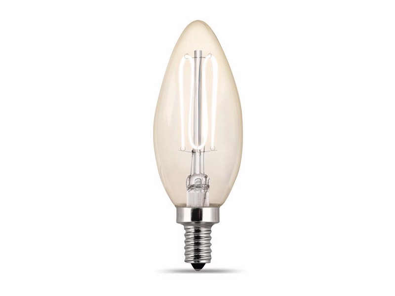 Feit Electric Mini Candelabra E12 (Candelabra) Filament LED Bulb Soft White
