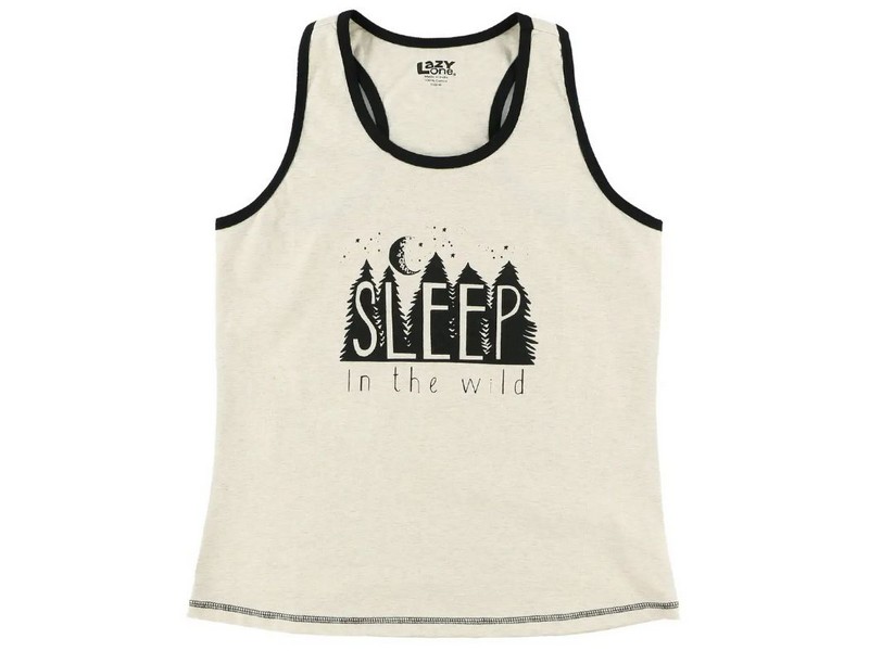 Women's Lazy One Sleep in the Wild Tank Top Large