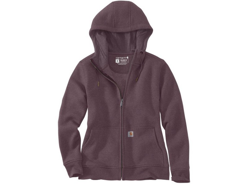 Women's Carhartt Full Zip Sweatshirt Blackberry Heather  