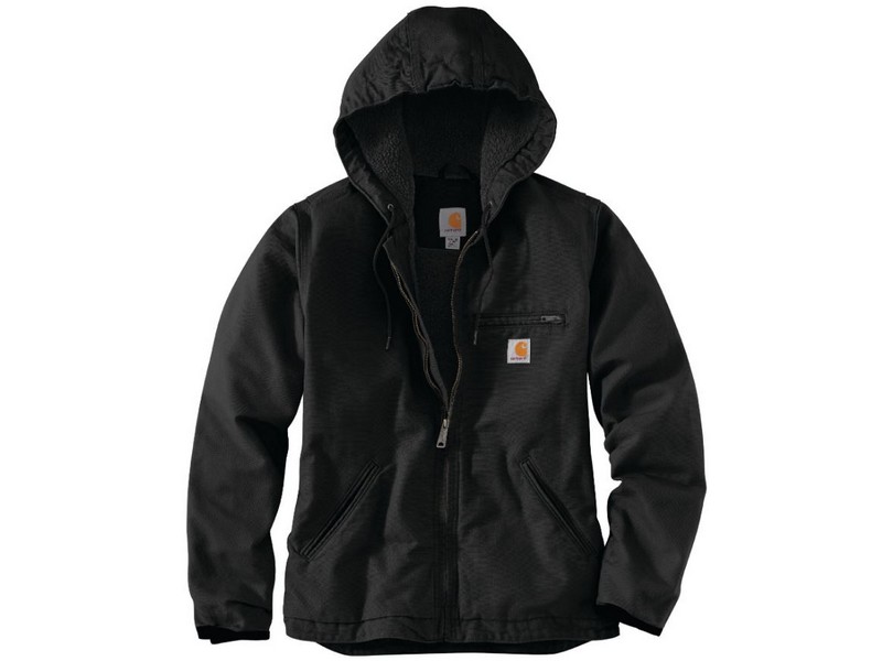 Women's Carhartt Sherpa Lined Duck Jacket Black