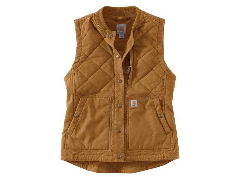 Women's Carhartt Insulated Flex Vest Brown