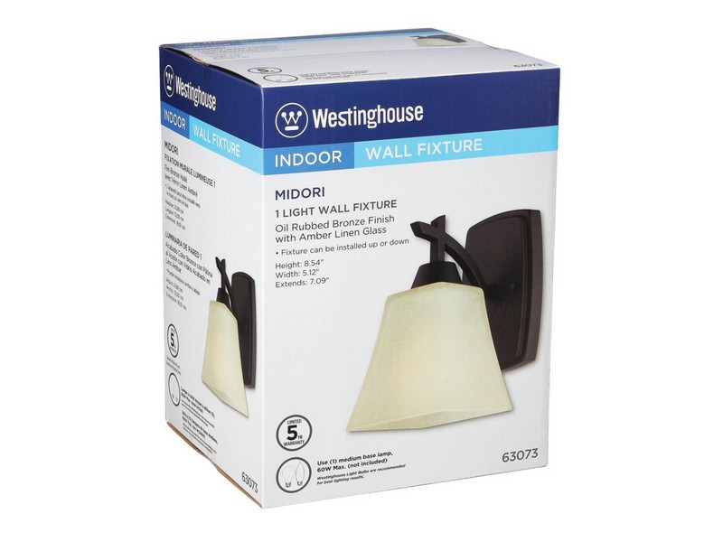 Westinghouse Midori 1-Light Oil Rubbed Bronze Wall Sconce