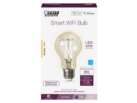 Feit Electric A19 E26 (Medium) LED Smart Bulb Soft White 60 W 1 pk