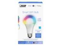 Feit Electric A21 E26 (Medium) LED Smart Bulb Color Changing 100 W 1 pk