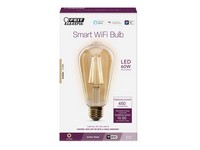 Feit Electric ST19 E26 (Medium) LED Smart Bulb Amber 60 W 1 pk