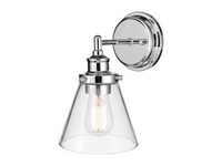 Globe Electric Parker 1-Light Chrome Wall Sconce