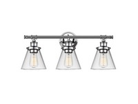 Globe Electric Parker 3-Light Chrome Wall Sconce