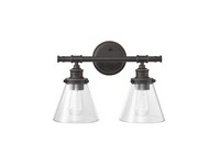 Globe Electric Parker 2-Light Oil Rubbed Bronze Wall Sconce