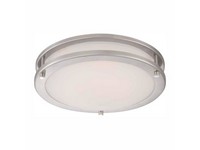 Westinghouse 3.5 in. H X 11 in. W X 11 in. L Brushed Nickel Ceiling Light